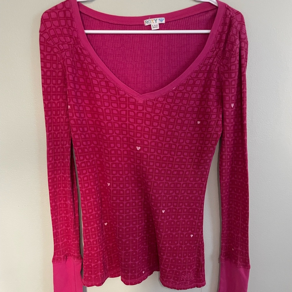 Y2K Roxy Pink Top 🩷👙